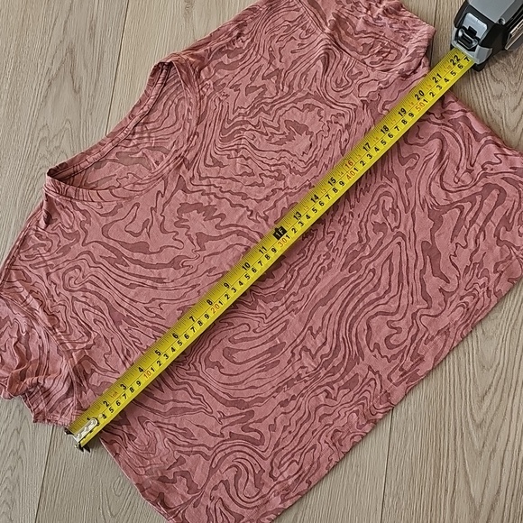 Lululemon Cates Tee Veil Sheer In Spiced Chai, Med *Holes - Read* - Picture 13 of 15